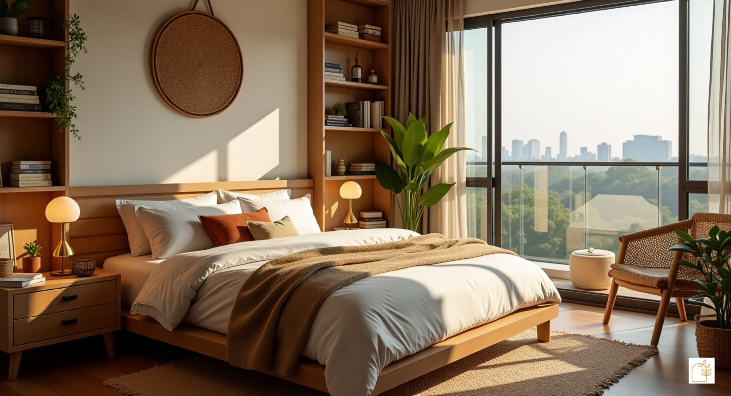 Natural Materials for Bedroom Decor in India 2025