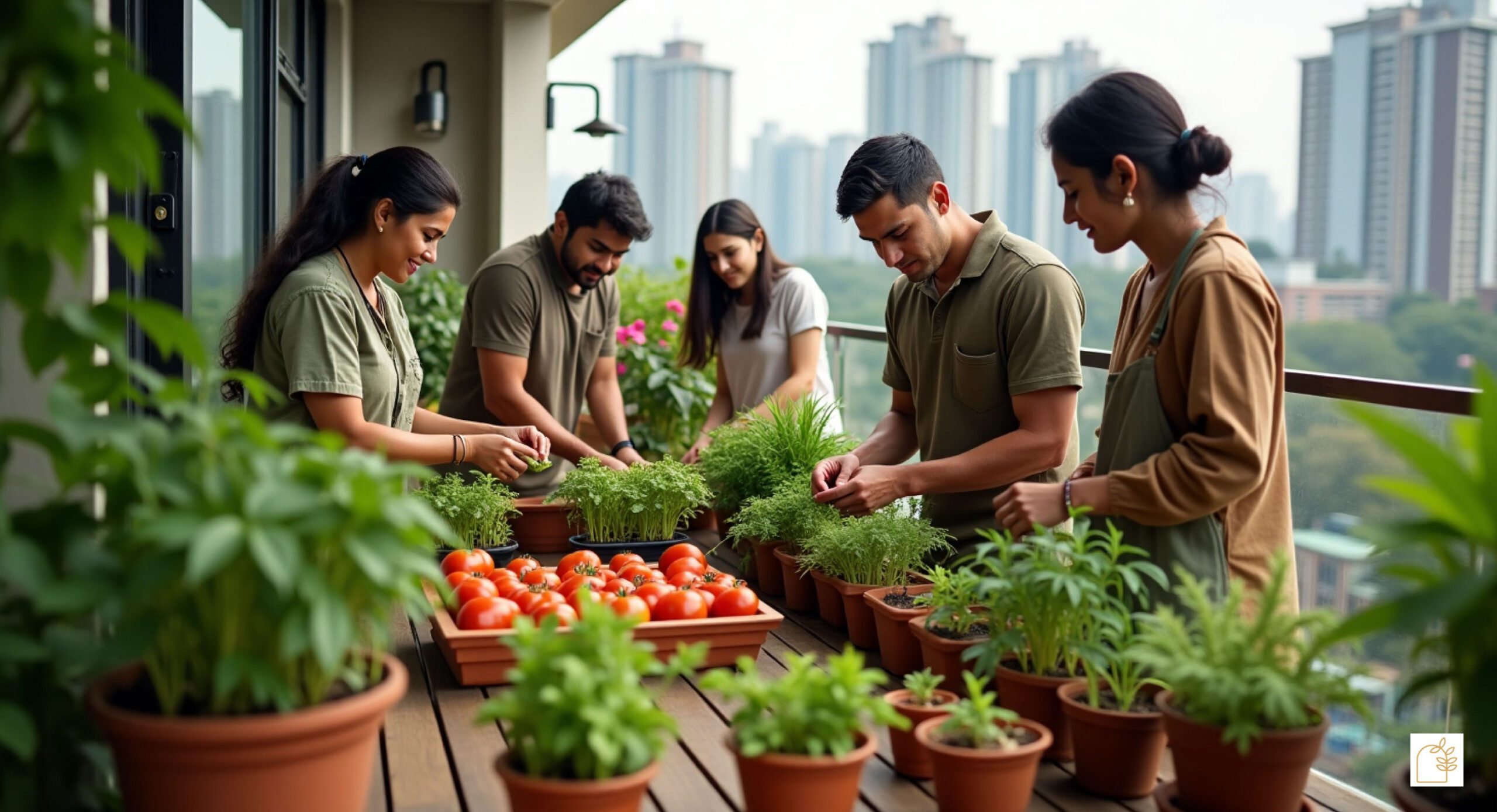 Growing Vegetables on a Balcony in India 2025