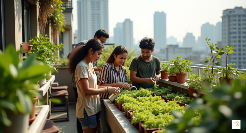 Low-Cost Rooftop Garden Ideas in India 2025