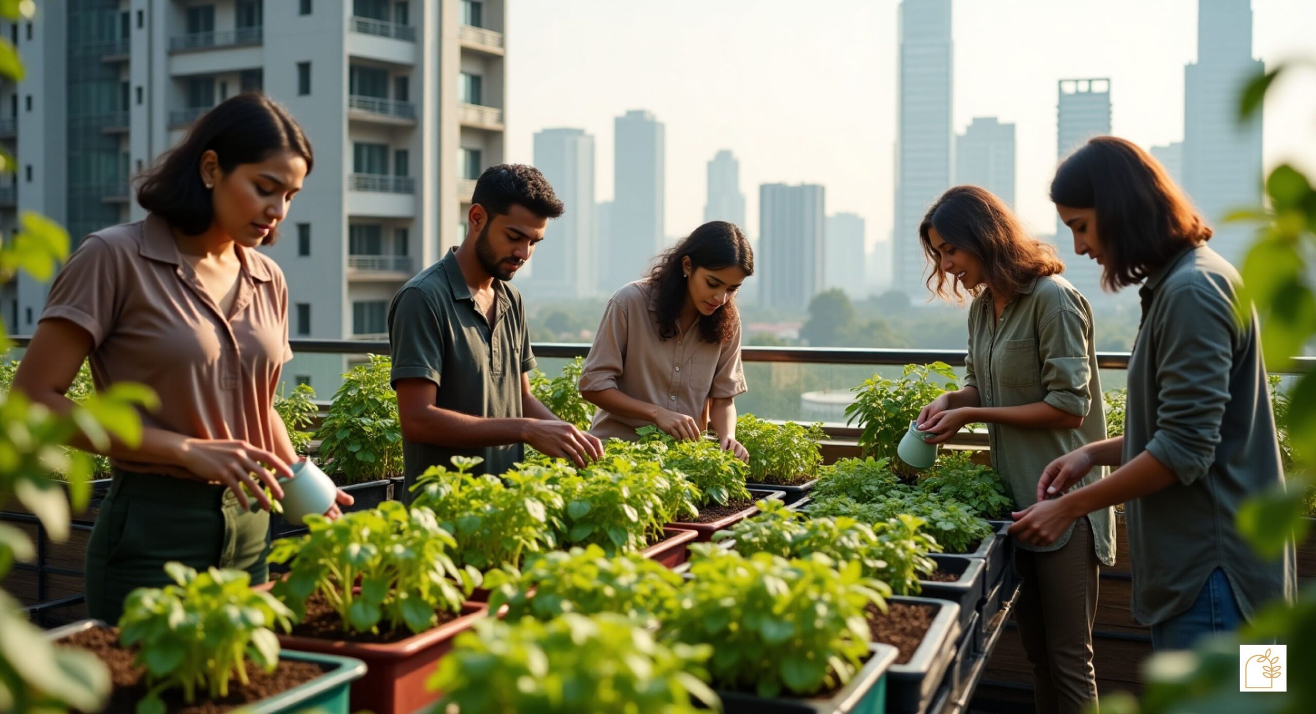 Low-Cost Rooftop Garden Ideas in India 2025 Low-Cost Rooftop Garden Ideas in India 2025
