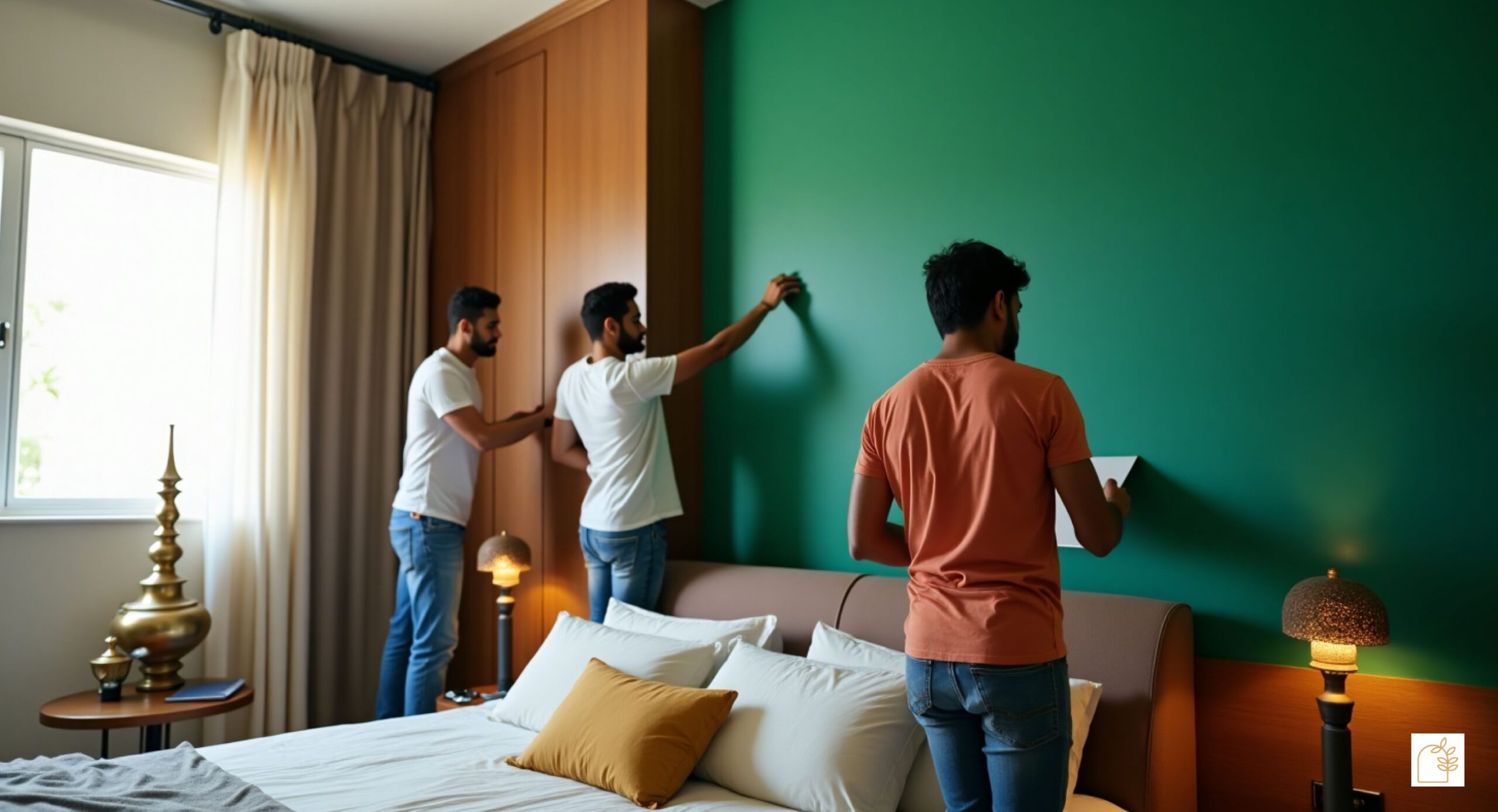 Bold Accent Walls for Indian Bedrooms 2025