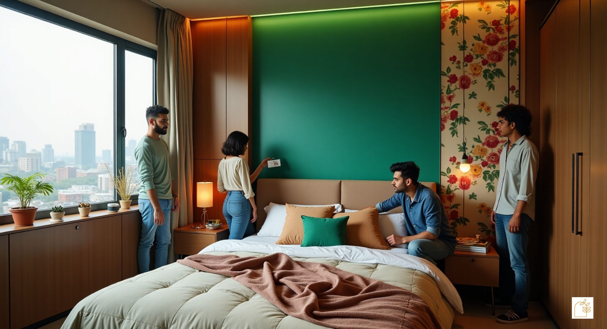 Bold Accent Walls for Indian Bedrooms 2025
